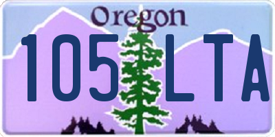 OR license plate 105LTA