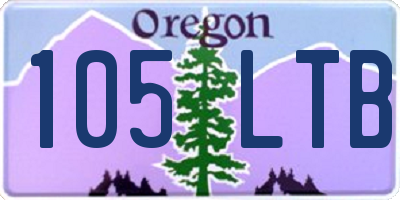 OR license plate 105LTB