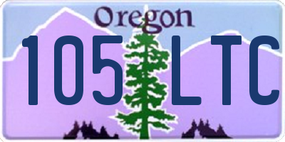 OR license plate 105LTC