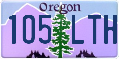 OR license plate 105LTH