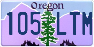 OR license plate 105LTM