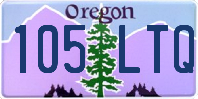 OR license plate 105LTQ