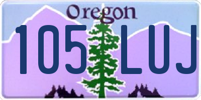 OR license plate 105LUJ