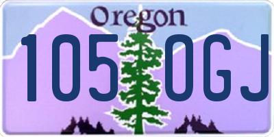 OR license plate 105OGJ