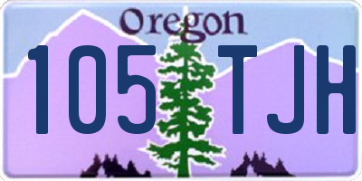 OR license plate 105TJH