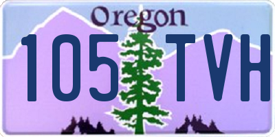OR license plate 105TVH