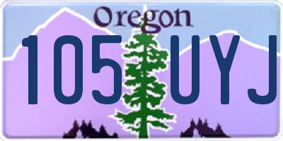 OR license plate 105UYJ