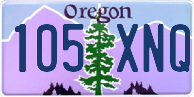 OR license plate 105XNQ