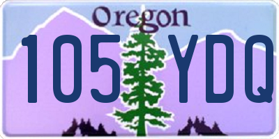 OR license plate 105YDQ