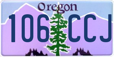 OR license plate 106CCJ