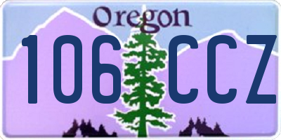 OR license plate 106CCZ