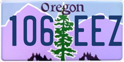OR license plate 106EEZ