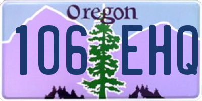 OR license plate 106EHQ