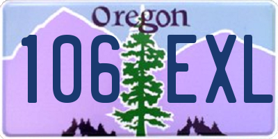 OR license plate 106EXL