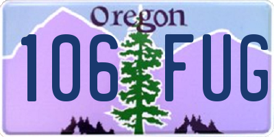 OR license plate 106FUG