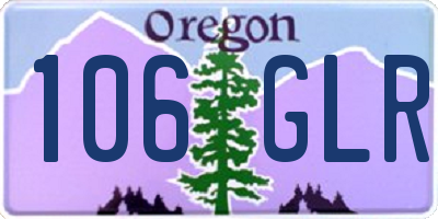 OR license plate 106GLR