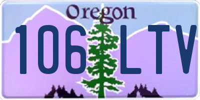OR license plate 106LTV