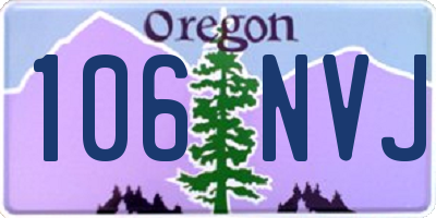 OR license plate 106NVJ