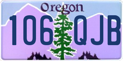 OR license plate 106QJB
