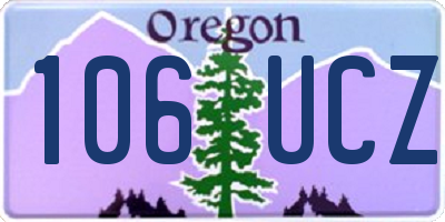 OR license plate 106UCZ