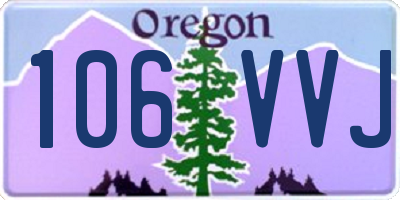 OR license plate 106VVJ