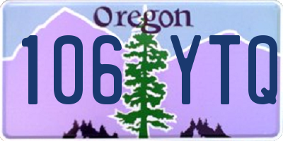 OR license plate 106YTQ