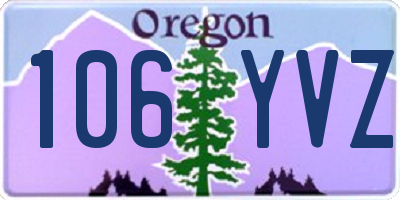 OR license plate 106YVZ