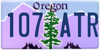 OR license plate 107ATR