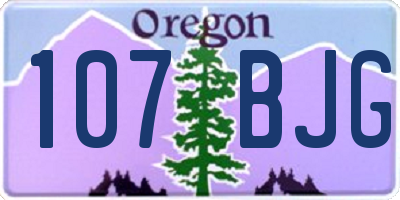 OR license plate 107BJG
