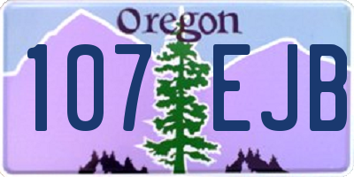 OR license plate 107EJB