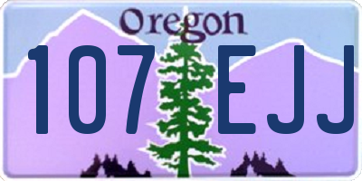 OR license plate 107EJJ