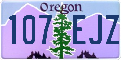 OR license plate 107EJZ