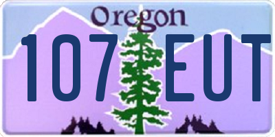 OR license plate 107EUT
