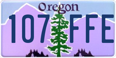 OR license plate 107FFE