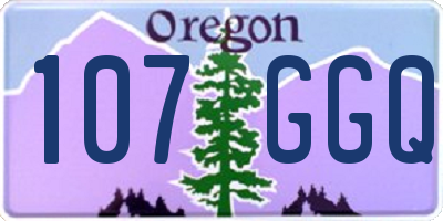 OR license plate 107GGQ