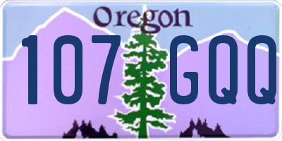 OR license plate 107GQQ