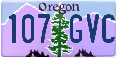 OR license plate 107GVC