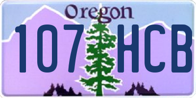 OR license plate 107HCB