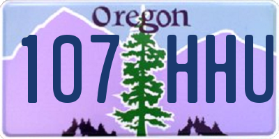 OR license plate 107HHU