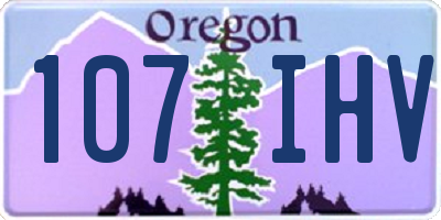OR license plate 107IHV