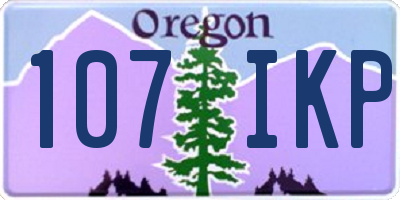 OR license plate 107IKP