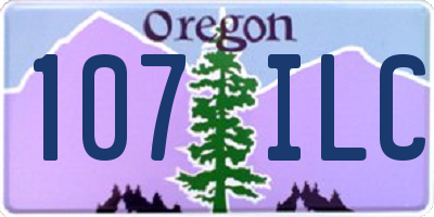 OR license plate 107ILC