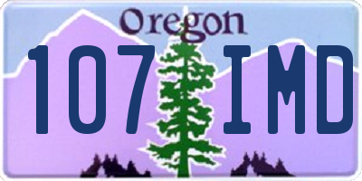 OR license plate 107IMD