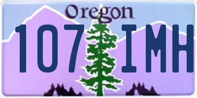 OR license plate 107IMH