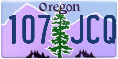 OR license plate 107JCQ