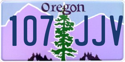 OR license plate 107JJV