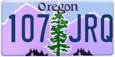 OR license plate 107JRQ
