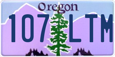 OR license plate 107LTM