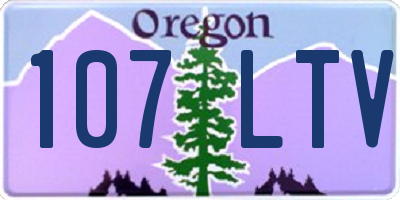 OR license plate 107LTV