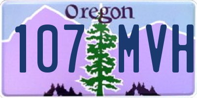 OR license plate 107MVH